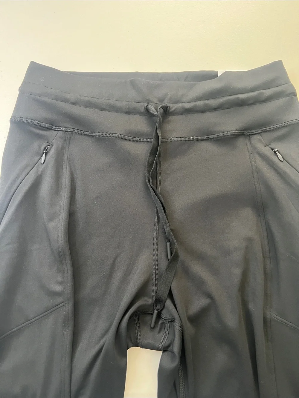 VS Pink Relay Knit Jogger Pants Black Size Medium NWT - Picture 8 of 9